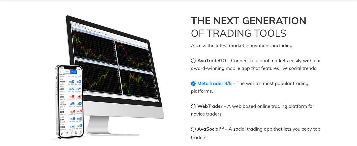 Trading platforms of AvaTrade reviewed
