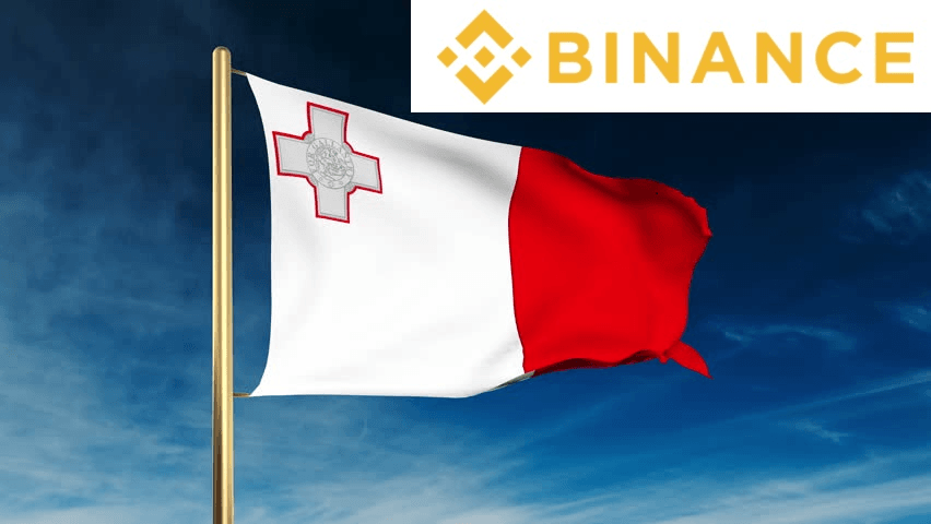 Binance Malta flag
