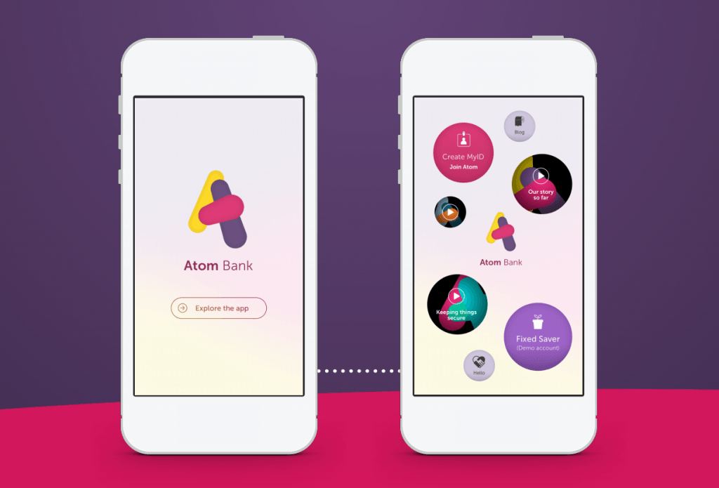 Atom Bank is a mobile-based bank