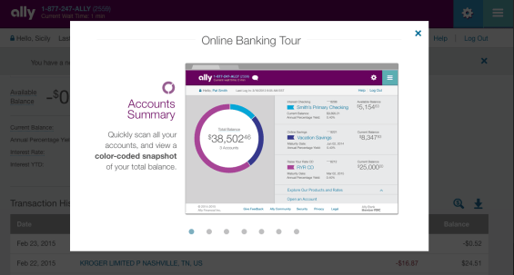 Ally online bank offers innovative and interesting features