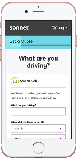 Sonnet offers auto and home insurance with innovative features