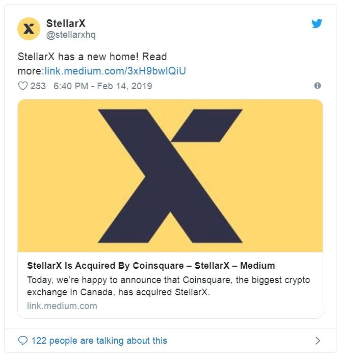Coinsquare StellarX