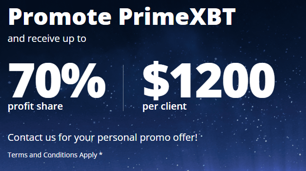 PrimeXBT FX broker partnership programs