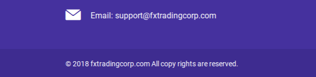 there's a sign of facing FXTrading Corp scam