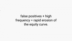 Don't forget about the high frequency that influences the curve automated by Forex auto trading robot software 