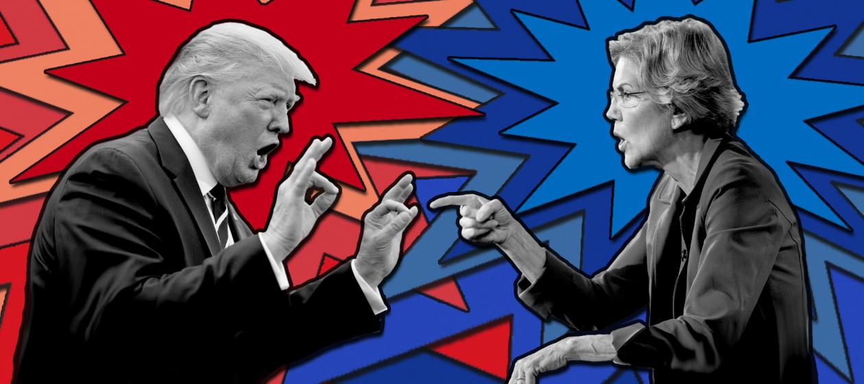 trump vs. warren