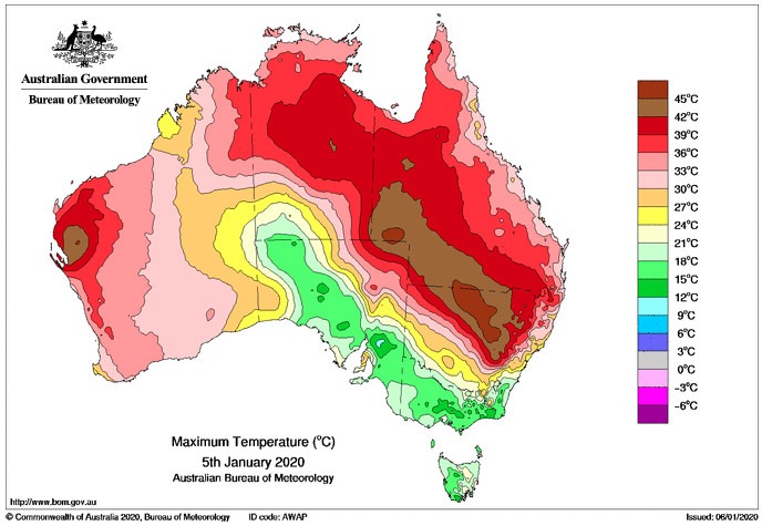 Australia experiences losses from fires