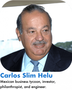 Carlos Slim Helu richest mexican in the world