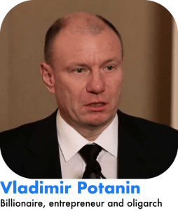 Vladimir Potanin rich people in russia