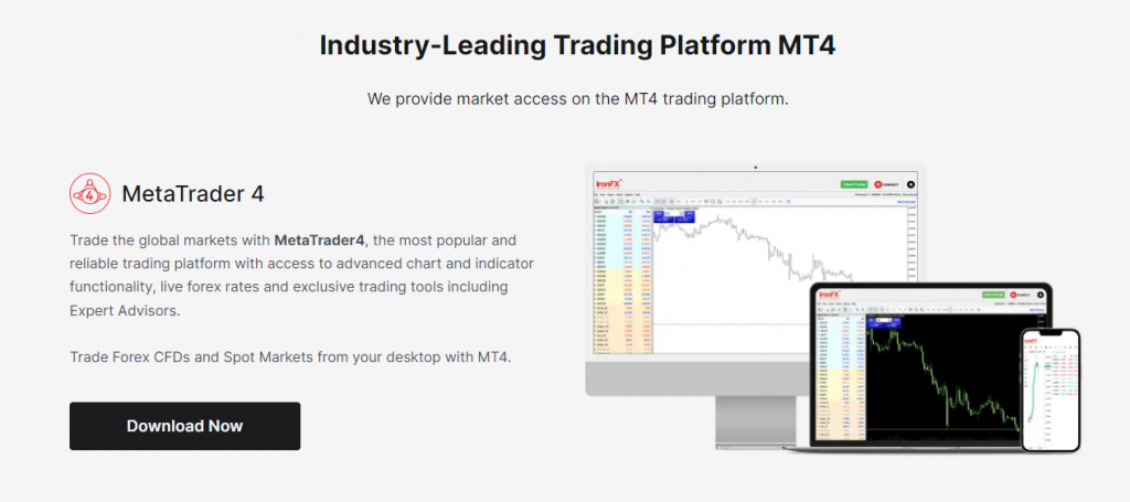 IronFX trading <span style=