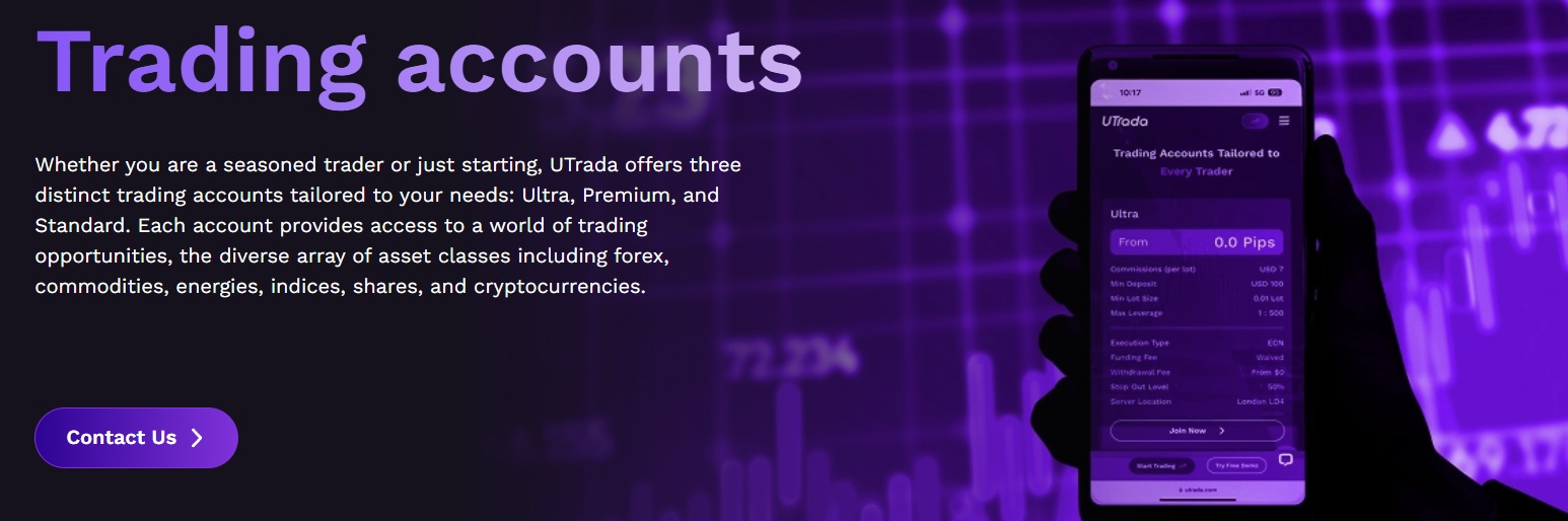 UTrada accs