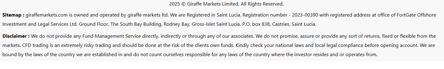 giraffe markets safety